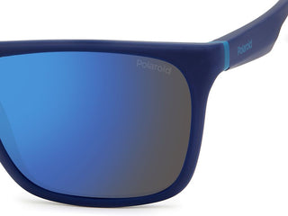 Polaroid PLD 2141/S unisex Blue Squared Sunglasses
