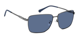 Polaroid PLD 2143/G/S/X men Ruthenium Geometric Sunglasses