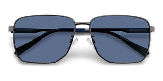 Polaroid PLD 2143/G/S/X men Ruthenium Geometric Sunglasses