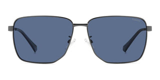Polaroid PLD 2143/G/S/X men Ruthenium Geometric Sunglasses