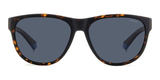 Polaroid Pld 2156/s Unisex Havana Squared Sunglasses