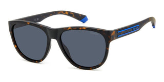 Polaroid Pld 2156/s Unisex Havana Squared Sunglasses