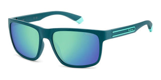 Polaroid Pld 2157/s Men Green Squared Sunglasses