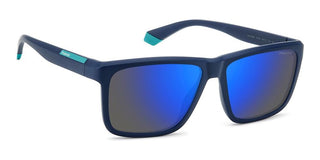 Polaroid Pld 2164/s Men Blue Rectangle Sunglasses