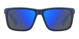 Polaroid Pld 2164/s Men Blue Rectangle Sunglasses