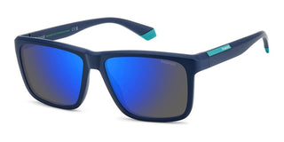 Polaroid Pld 2164/s Men Blue Rectangle Sunglasses