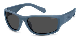 Polaroid Pld 2166/s Men Blue Rectangle Sunglasses