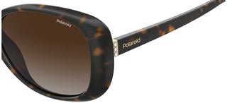 Polaroid PLD 4097/S women Havana Butterfly Sunglasses