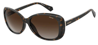 Polaroid PLD 4097/S women Havana Butterfly Sunglasses