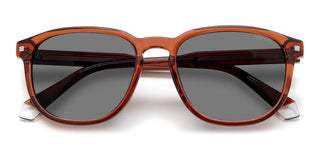 Polaroid PLD 4117/G/S/X men Brown Squared Sunglasses