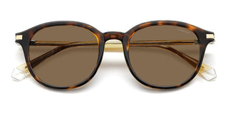 Polaroid PLD 4148/G/S/X unisex Havana Squared Sunglasses