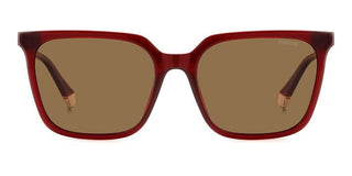Polaroid Pld 4163/s Women Red Squared Sunglasses