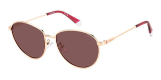 Polaroid Pld 4171/g/s/x Women Gold Pilot Sunglasses
