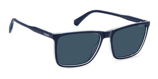 Polaroid Pld 4180/s Men Blue Rectangle Sunglasses