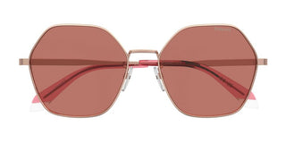 Polaroid Pld 4205/g/s/x Women Gold Geometric Sunglasses