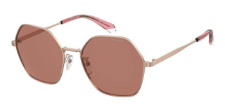 Polaroid Pld 4205/g/s/x Women Gold Geometric Sunglasses