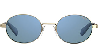 Polaroid PLD 6066/S unisex Gold Round Sunglasses