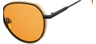 Polaroid PLD 6114/S unisex Black Round Sunglasses