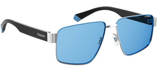 Polaroid PLD 6121/S unisex Silver Geometric Sunglasses