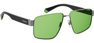 Polaroid PLD 6121/S unisex Ruthenium Geometric Sunglasses