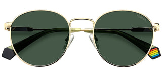 Polaroid PLD 6171/S unisex Gold Round Sunglasses