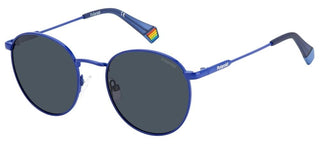 Polaroid PLD 6171/S unisex Blue Round Sunglasses