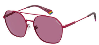 Polaroid PLD 6172/S unisex Pink Squared Sunglasses