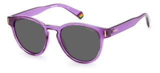 Polaroid PLD 6175/S unisex Violet Round Sunglasses