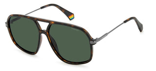 Polaroid PLD 6182/S unisex Havana Squared Sunglasses