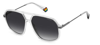 Polaroid PLD 6182/S unisex White Squared Sunglasses