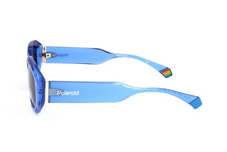 Polaroid Pld 6189/s Women Blue Squared Sunglasses