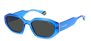 Polaroid Pld 6189/s Women Blue Squared Sunglasses