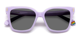 Polaroid Pld 6192/s Women Violet Squared Sunglasses