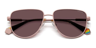 Polaroid PLD 6196/S/X unisex Pink Squared Sunglasses