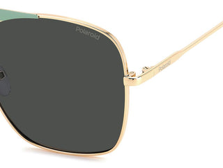 Polaroid PLD 6201/S/X women Blue Geometric Sunglasses