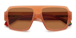 Polaroid PLD 6209/S/X unisex Orange Geometric Sunglasses