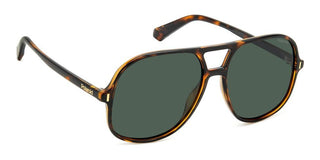 Polaroid Pld 6217/s Unisex Havana Pilot Sunglasses