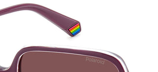 Polaroid PLD 6219/S women Violet Oversize Sunglasses