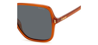 Polaroid Pld 6219/s Women Orange Oversize Sunglasses