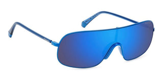 Polaroid Pld 6222/s Unisex Blue Shield Sunglasses