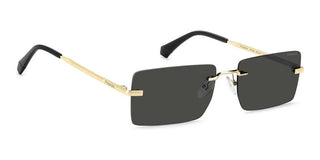 Polaroid Pld 6245/s Men Gold Rectangle Sunglasses