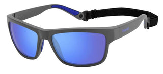 Polaroid PLD 7031/S men Grey Geometric Sunglasses