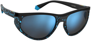 Polaroid PLD 7032/S unisex Blue Cat Eye Sunglasses