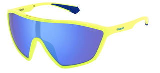 Polaroid PLD 7039/S unisex Yellow Shield Sunglasses
