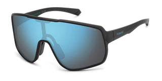 Polaroid Pld 7060/s Men Black Shield Sunglasses