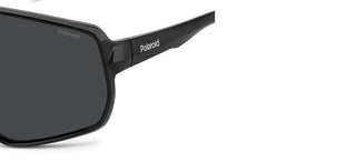Polaroid Pld 7060/s Men Black Shield Sunglasses