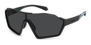 Polaroid Pld 7062/s Men Black Shield Sunglasses