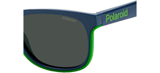 Polaroid PLD 8041/S KIDS children Blue Squared Sunglasses