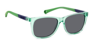 Polaroid Pld 8058/s Children Green Squared Sunglasses