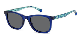 Polaroid Pld 8060/s Unisex Blue Squared Sunglasses